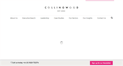Desktop Screenshot of collingwoodsearch.co.uk